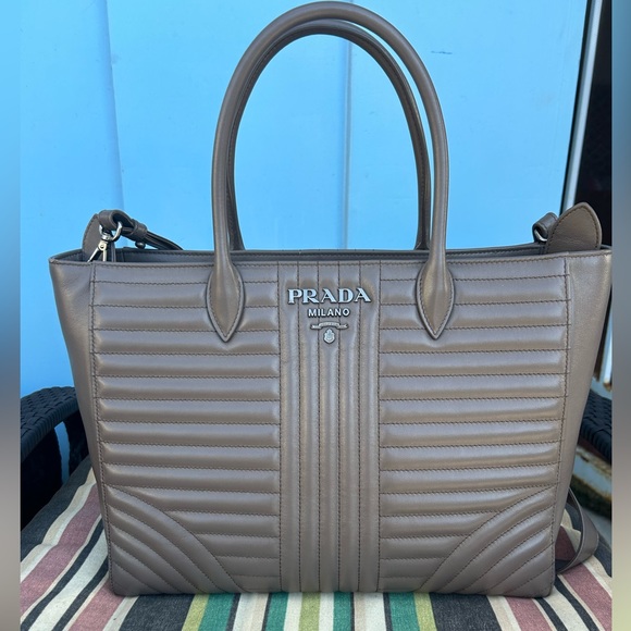 Prada Diagramme Tote - Picture 1 of 7